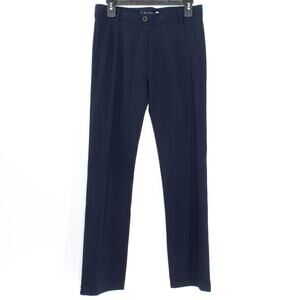 Betabrand Dress Pants Yoga Straight Ponte Navy M Work Office Career Athleisure
